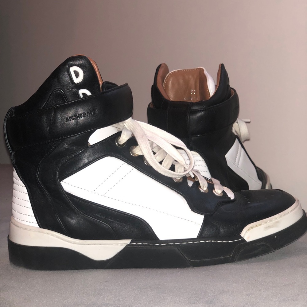 Givenchy Black & White High Top Sneakers